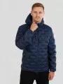 Fundango Smoke Hooded Jacket for men in dark blue 1