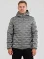 Fundango Smoke Hooded Jacket for men in grey 1