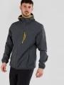 Fundango Alloy Hooded Softshell for men in grey 1