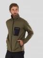 Fundango Revolution Fullzip Fleece for men in green 1