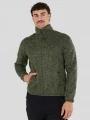 Fundango Cruz Knit Fleece Jacket for men in oliv 1