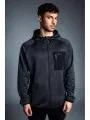 Fundango HERMON Hooded Fleece for men in black 1