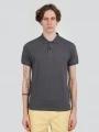 Fundango Incognito Mono Poloshirt for men in grey 1