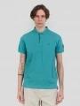 Fundango Insignia Poloshirt for men in green 1