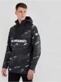 Fundango Salmo Logo Anorak for men in black 1