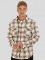 Fundango Roddy Lined Shirt for men in sand 1
