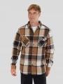 Fundango Roddy Lined Shirt for men in brown 1