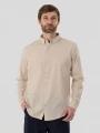 Fundango Ronan Shirt for men in sand 1