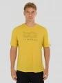 Fundango Wanaka Merino T-shirt for men in yellow 1