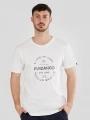 Fundango Basic-T Logo 04 for men in white 1