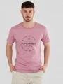 Fundango Basic-T Logo 04 for men in purple 1