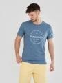 Fundango Basic-T Logo 04 for men in blue 1
