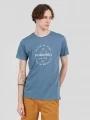 Fundango Basic-T Logo 04 for men in blue 1