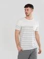 Fundango Jaggy Pocket T-shirt for men in white 1