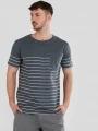 Fundango Jaggy Pocket T-shirt for men in grey 1