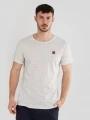 Fundango Jaggy Structured T-Shirt for men in sand 1