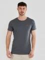 Fundango Jaggy Structured T-Shirt for men in grey 1