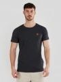 Fundango Jaggy Structured T-Shirt for men in black 1
