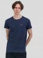 Fundango Jaggy Structured T-shirt for men in dark blue 1