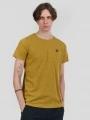 Fundango Jaggy Structured T-shirt for men in oliv 1