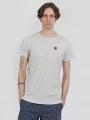 Fundango Jaggy Structured T-shirt for men in sand 1