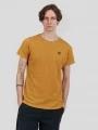 Fundango Jaggy Structured T-shirt for men in yellow 1