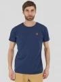 Fundango Jaggy Structured T-shirt for men in dark blue 1
