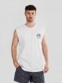 Fundango Glader Tank-T for men in white 1