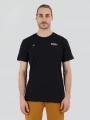 Fundango Compass Graphic-T for men in black 1