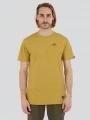 Fundango Round Graphic-T for men in oliv 1