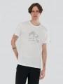 Fundango Mountain Graphic-T for men in white 1