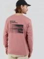 Fundango Surfer Graphic-T for men in pink 1
