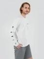 Fundango Essential Graphic Long-T for men in white 1