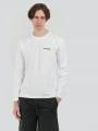 Fundango Essential Graphic Long-T for men in white 1