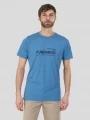 Fundango Vital Graphic-T for men in blue 1