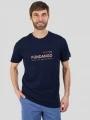 Fundango Vital Graphic-T for men in dark blue 1