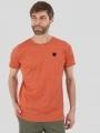 Fundango Jaggy II Structured T-shirt for men in orange 1