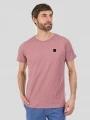 Fundango Jaggy II Structured T-shirt for men in pink 1