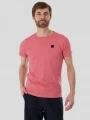 Fundango Jaggy II Structured T-shirt for men in pink 1