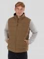 Fundango Vance Padded Vest for men in brown 1