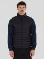 Fundango Flint Padded Vest for men in black 1