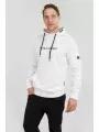 Fundango Hoover Hooded sweatshirt for men in white 1