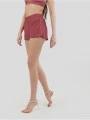 Fundango Elderberry Boardshort for women in red 1