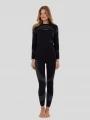 Fundango Seamless Baselayer Set for women in black 1