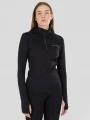 Fundango Yade Thermo III Baselayar Top for women in black 1