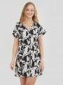 Fundango Palmetta Dress for women in black 1