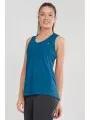 Fundango Jett Racerback Top for women in blue 1