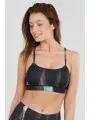 Fundango Cane Mid Support Sportbra for women in multicolor 1