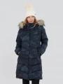 Fundango Puppis Padded Jacket for women in dark blue 1