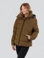 Fundango Amber Padded Jacket for women in oliv 1